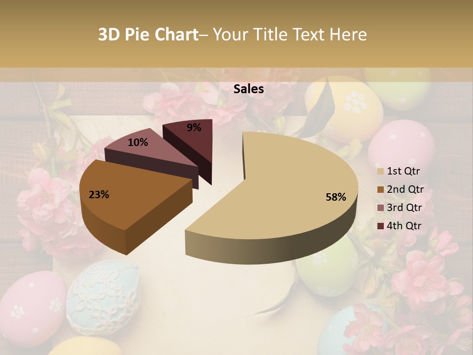Egg Spring Copy Space PowerPoint Template