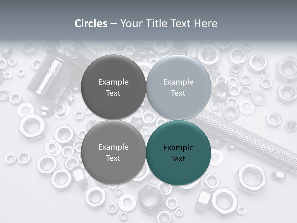 Ratchet Industrial Parts PowerPoint Template