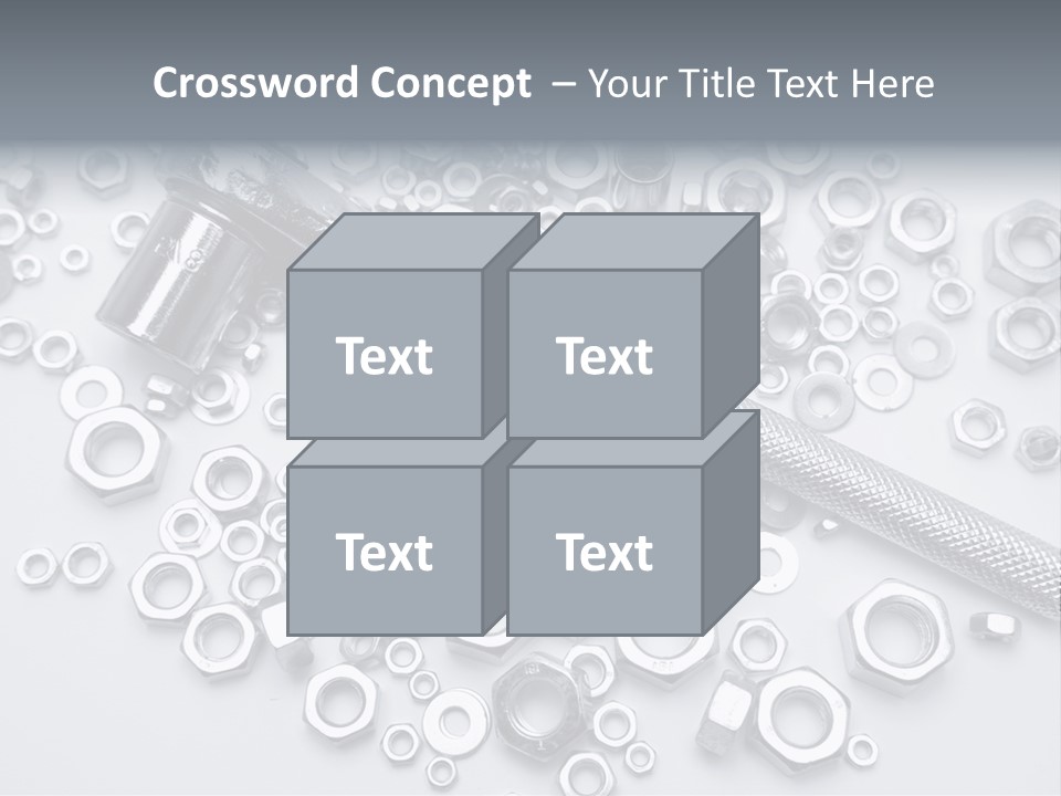 Ratchet Industrial Parts PowerPoint Template