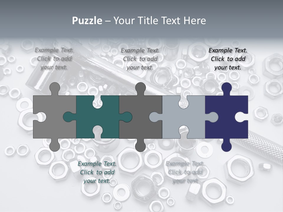 Ratchet Industrial Parts PowerPoint Template