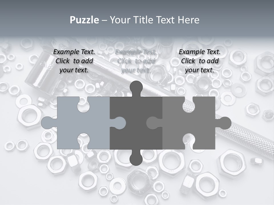 Ratchet Industrial Parts PowerPoint Template