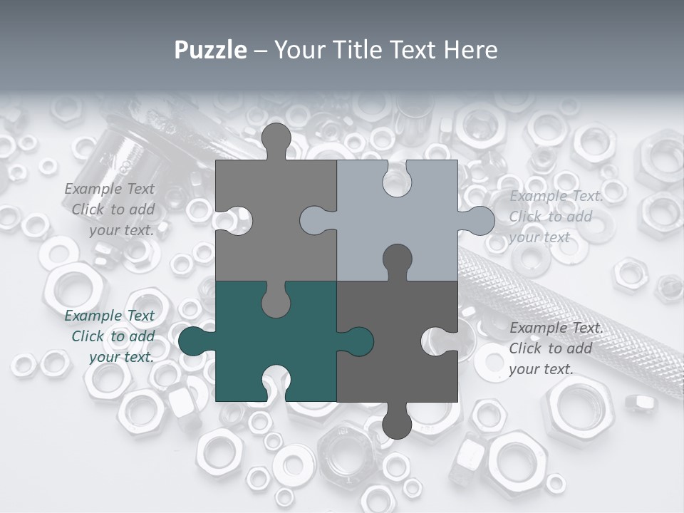 Ratchet Industrial Parts PowerPoint Template