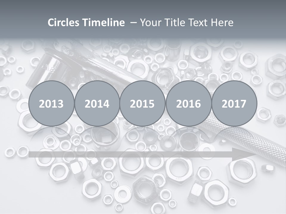 Ratchet Industrial Parts PowerPoint Template