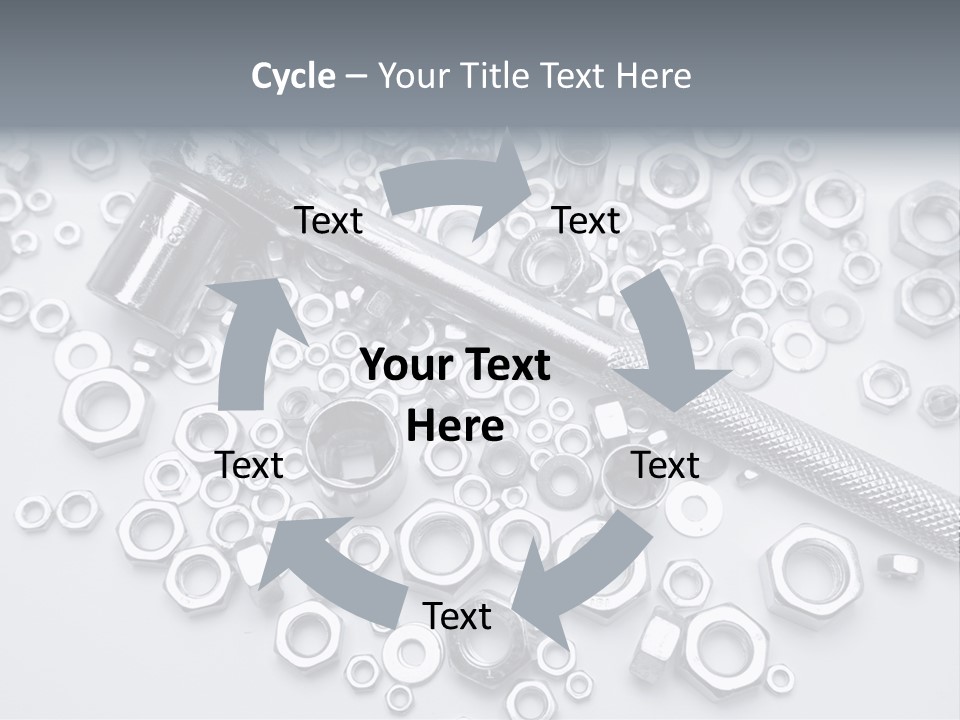 Ratchet Industrial Parts PowerPoint Template