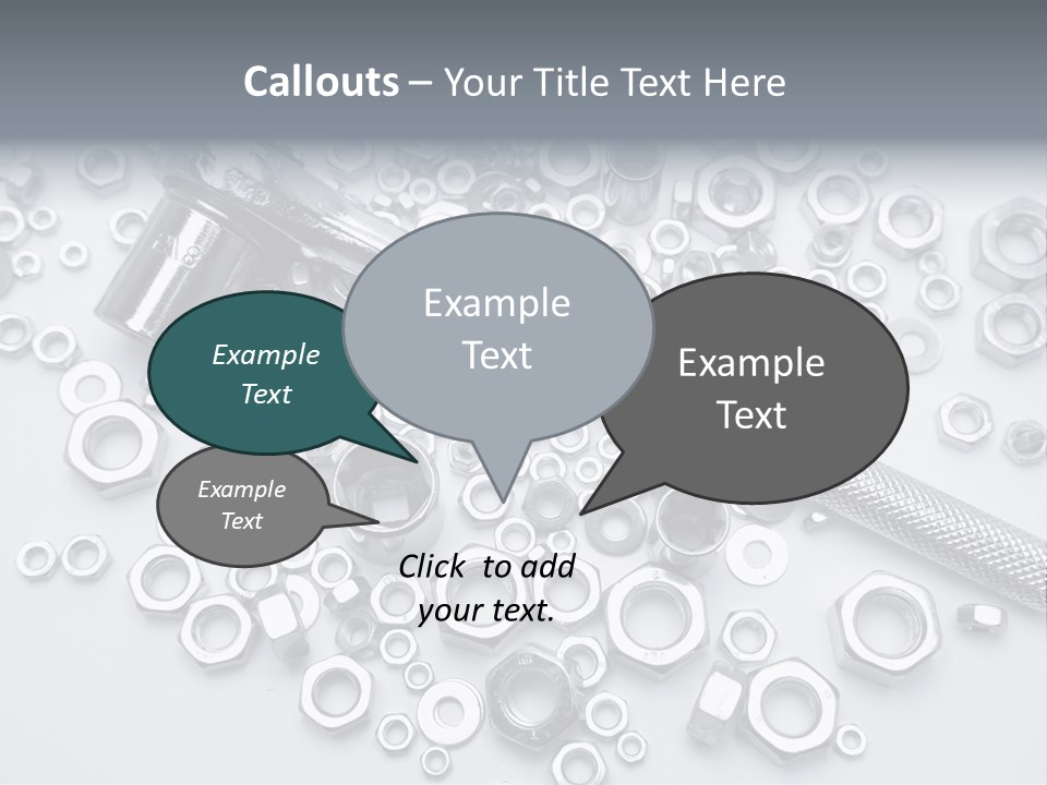 Ratchet Industrial Parts PowerPoint Template