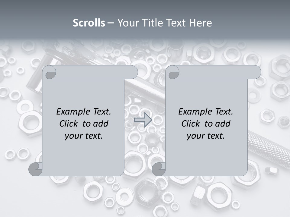 Ratchet Industrial Parts PowerPoint Template