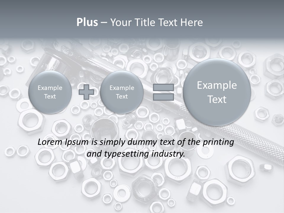Ratchet Industrial Parts PowerPoint Template
