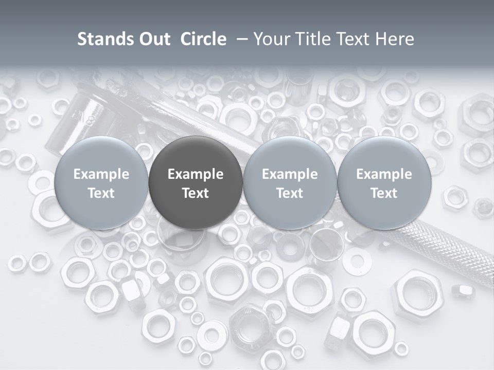 Ratchet Industrial Parts PowerPoint Template