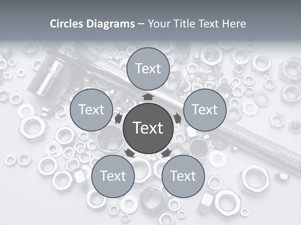 Ratchet Industrial Parts PowerPoint Template