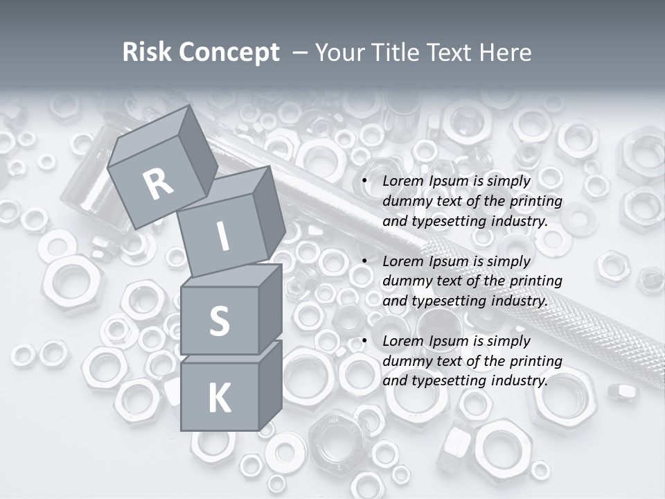 Ratchet Industrial Parts PowerPoint Template