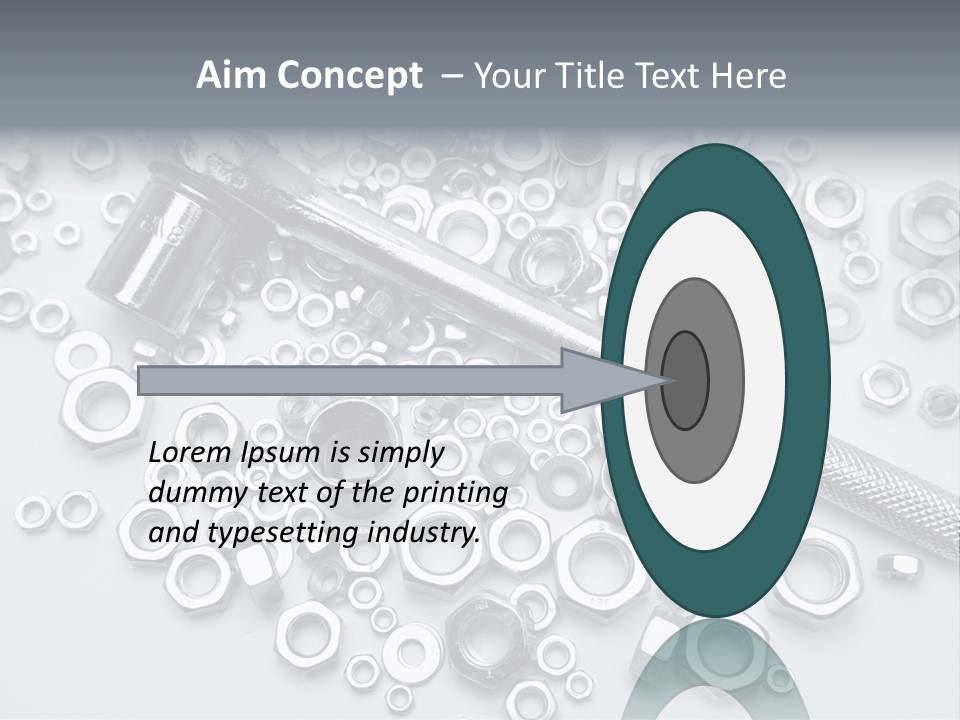 Ratchet Industrial Parts PowerPoint Template