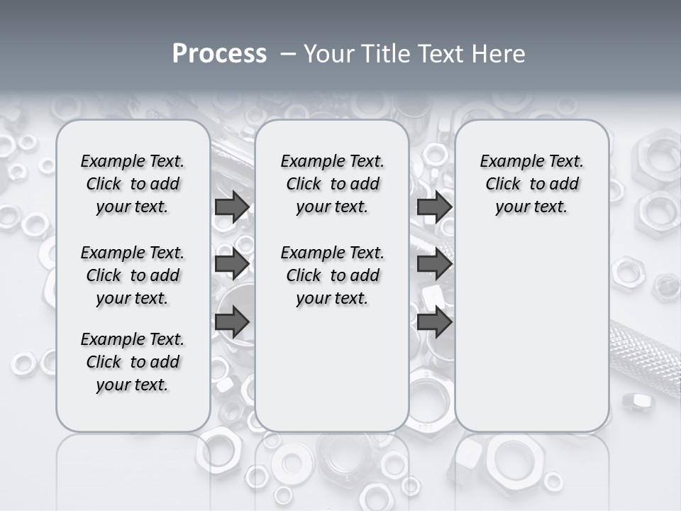 Ratchet Industrial Parts PowerPoint Template