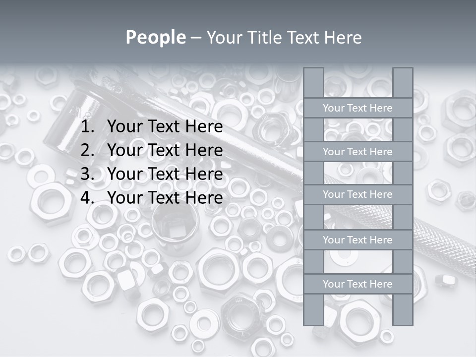 Ratchet Industrial Parts PowerPoint Template