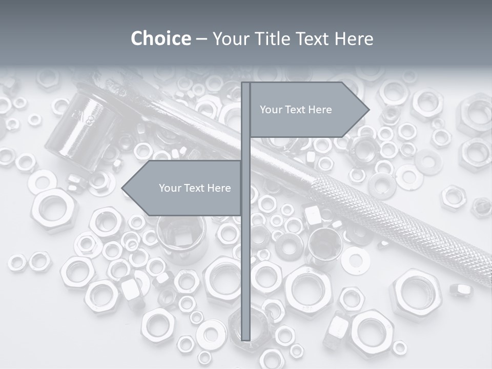 Ratchet Industrial Parts PowerPoint Template