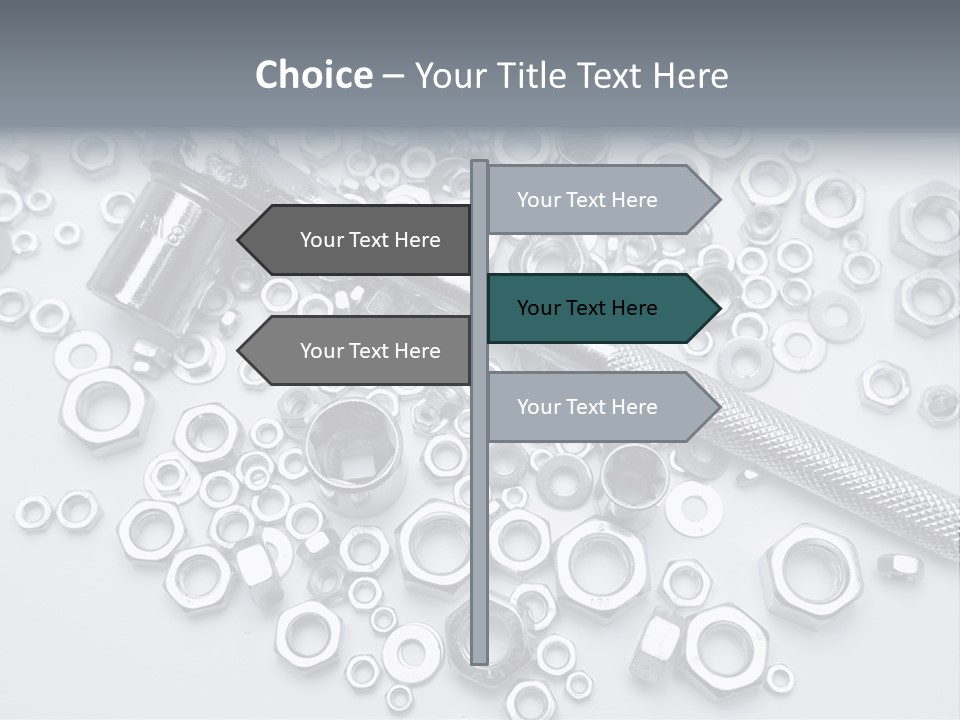 Ratchet Industrial Parts PowerPoint Template