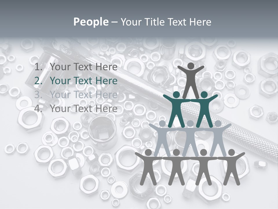 Ratchet Industrial Parts PowerPoint Template