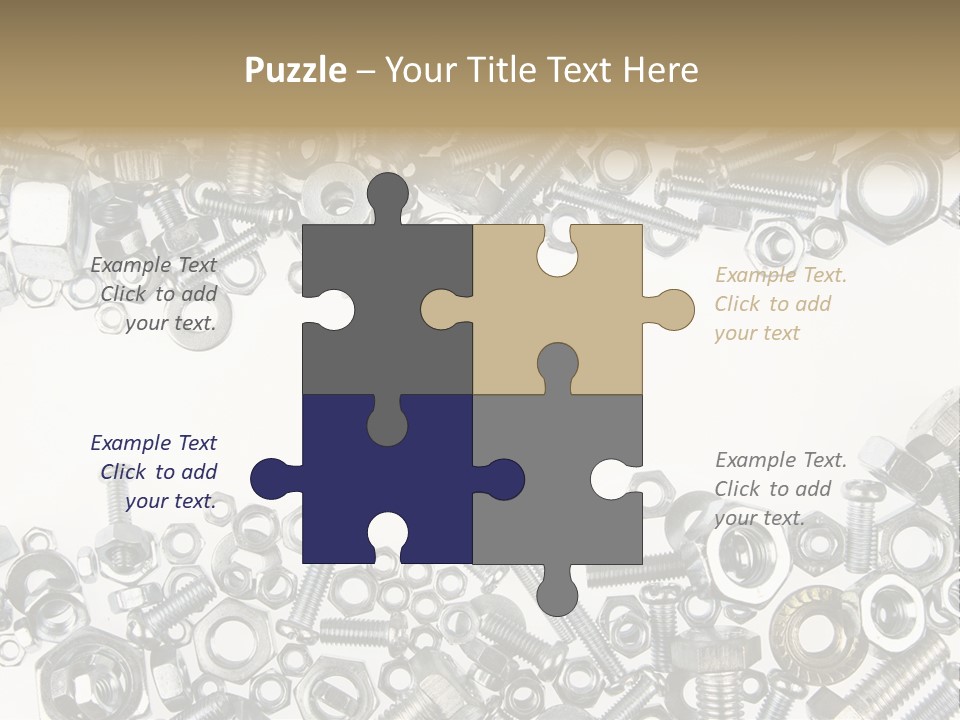 Indoors Parts Closeup PowerPoint Template