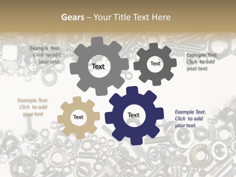 Indoors Parts Closeup PowerPoint Template