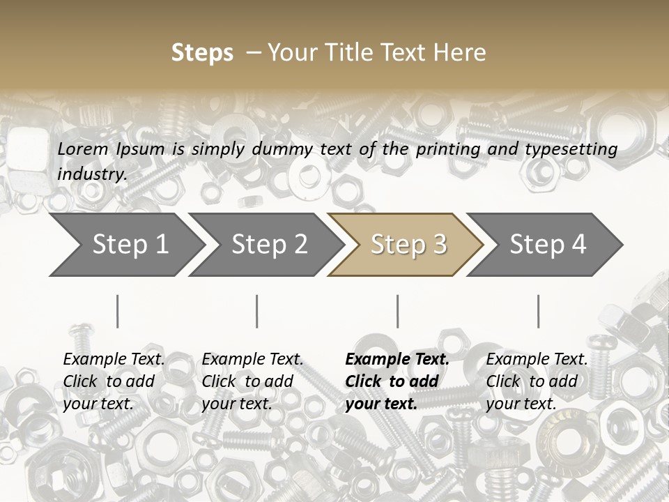 Indoors Parts Closeup PowerPoint Template