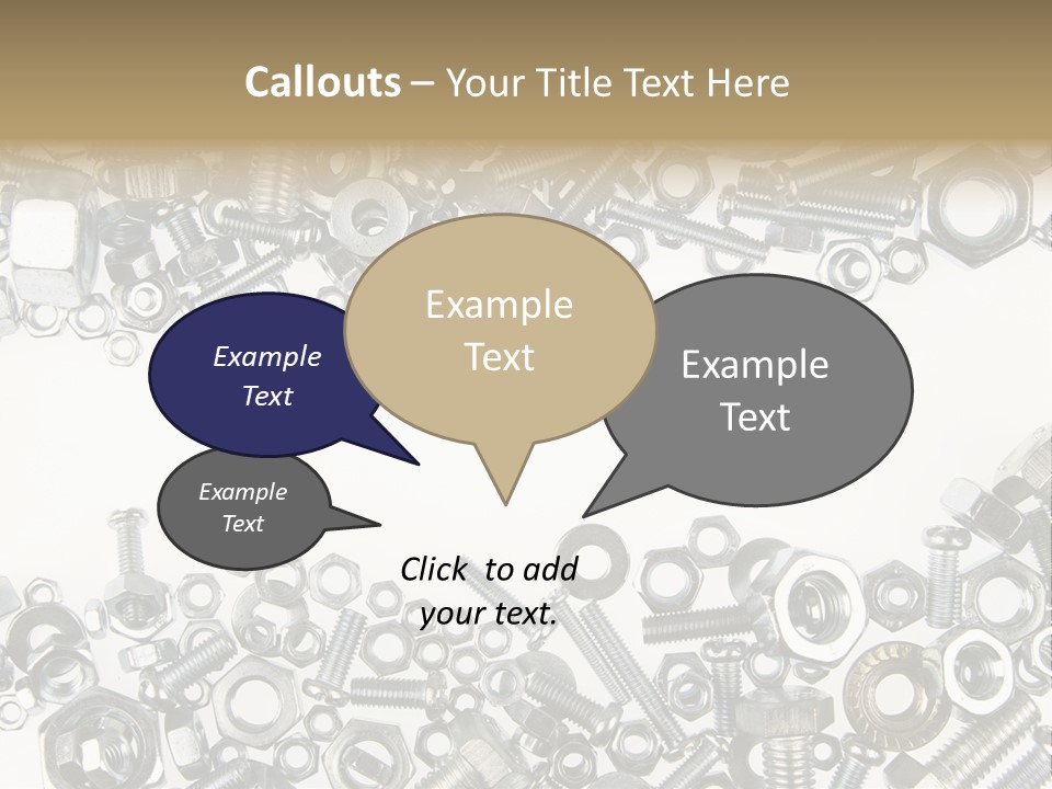 Indoors Parts Closeup PowerPoint Template