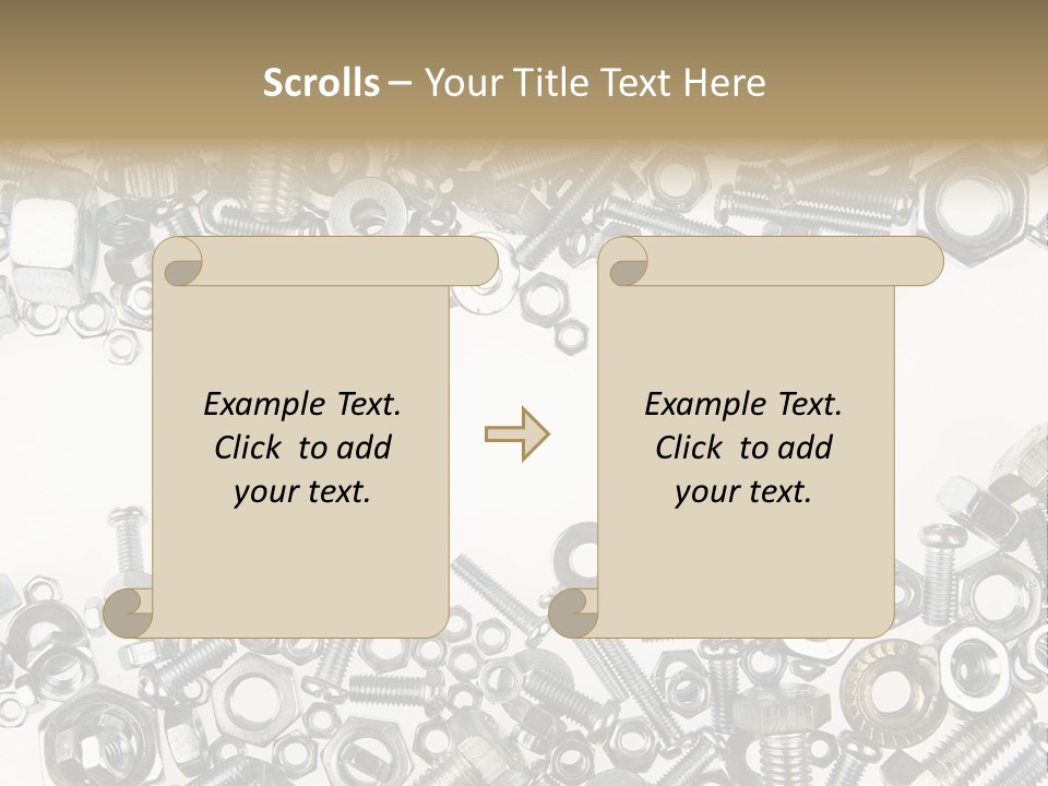 Indoors Parts Closeup PowerPoint Template