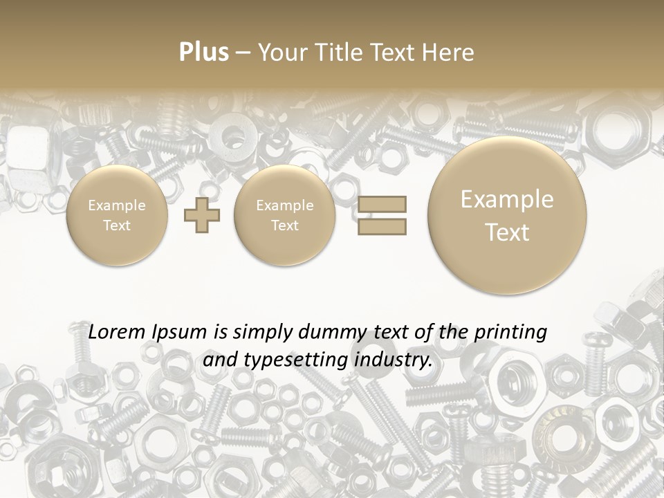 Indoors Parts Closeup PowerPoint Template