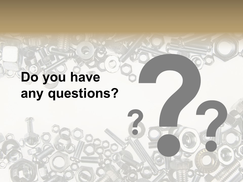 Indoors Parts Closeup PowerPoint Template