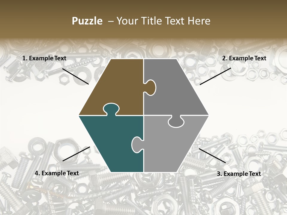 Shiny Nut Many PowerPoint Template