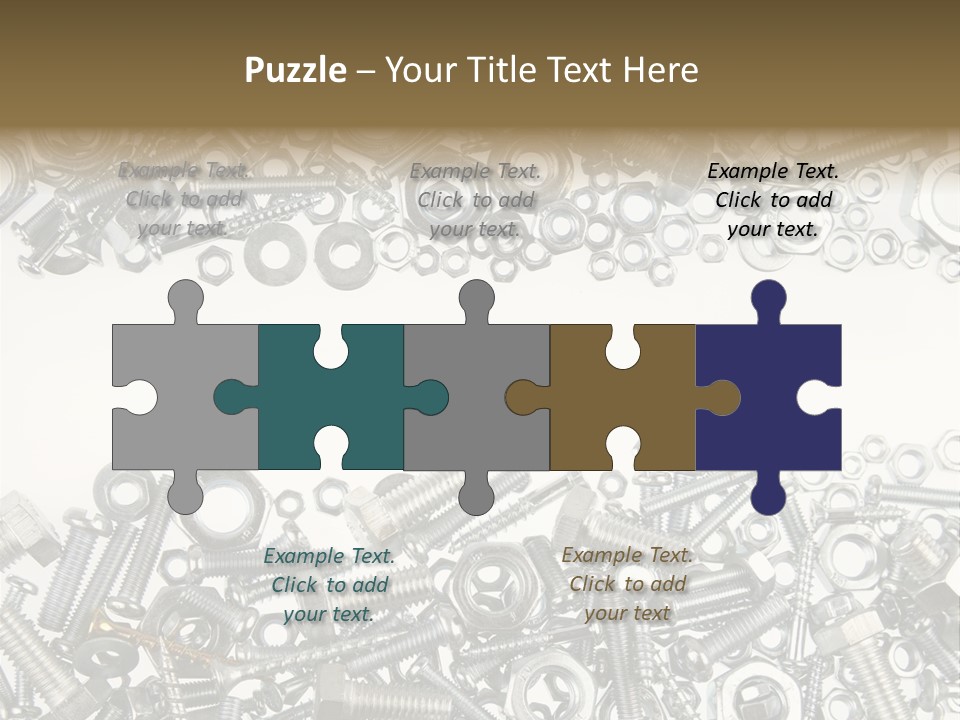 Shiny Nut Many PowerPoint Template