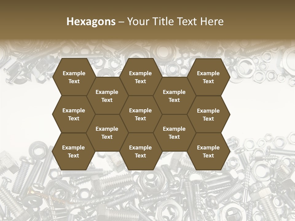 Shiny Nut Many PowerPoint Template