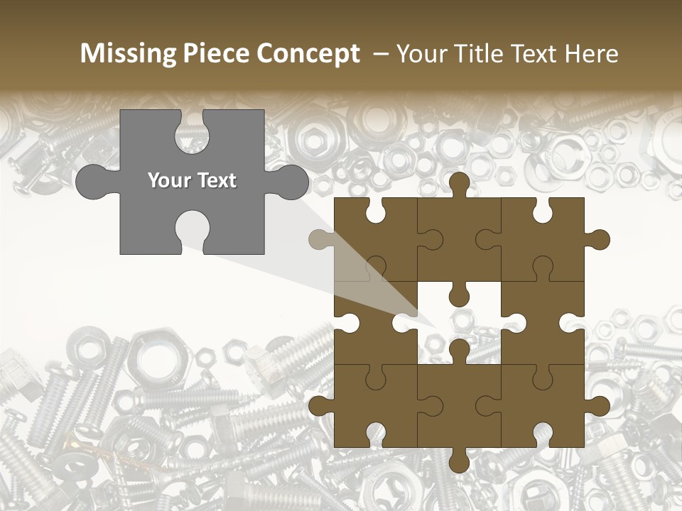 Shiny Nut Many PowerPoint Template