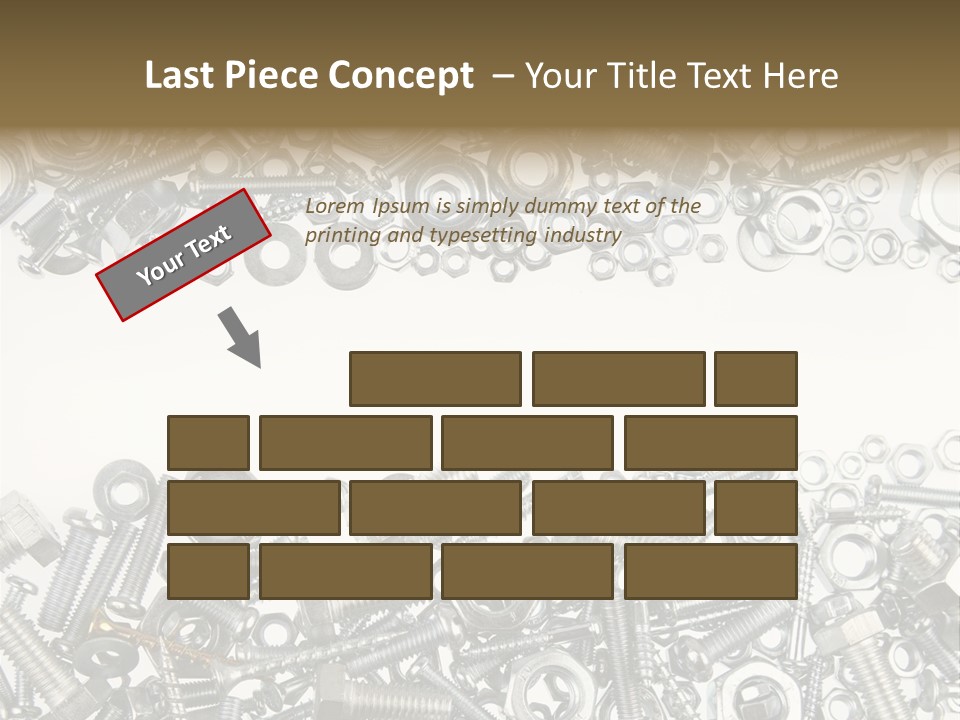 Shiny Nut Many PowerPoint Template