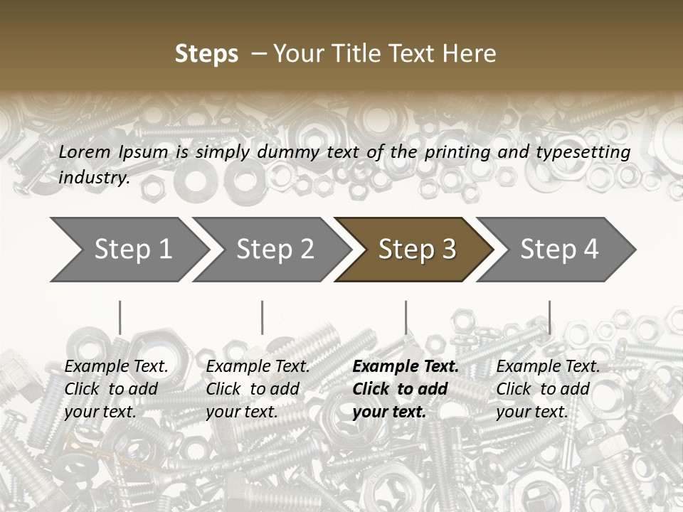 Shiny Nut Many PowerPoint Template