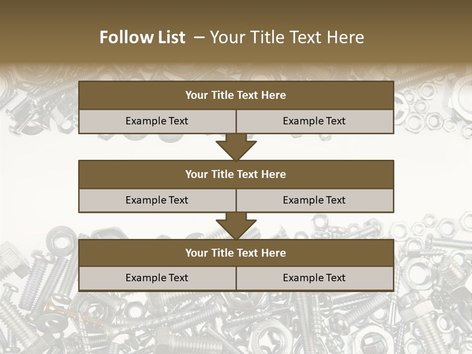 Shiny Nut Many PowerPoint Template