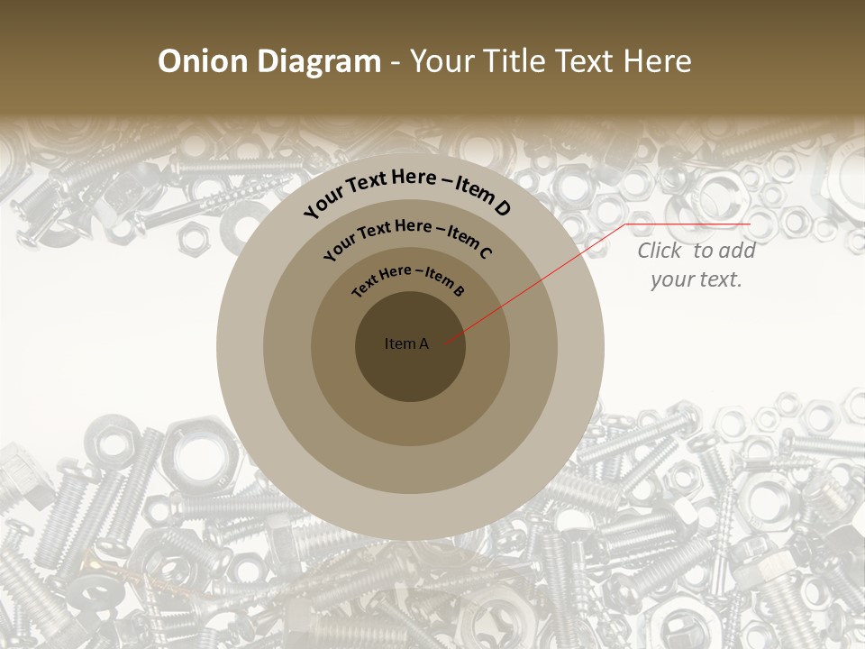Shiny Nut Many PowerPoint Template