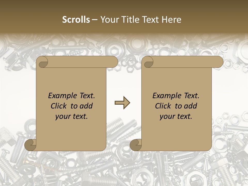 Shiny Nut Many PowerPoint Template