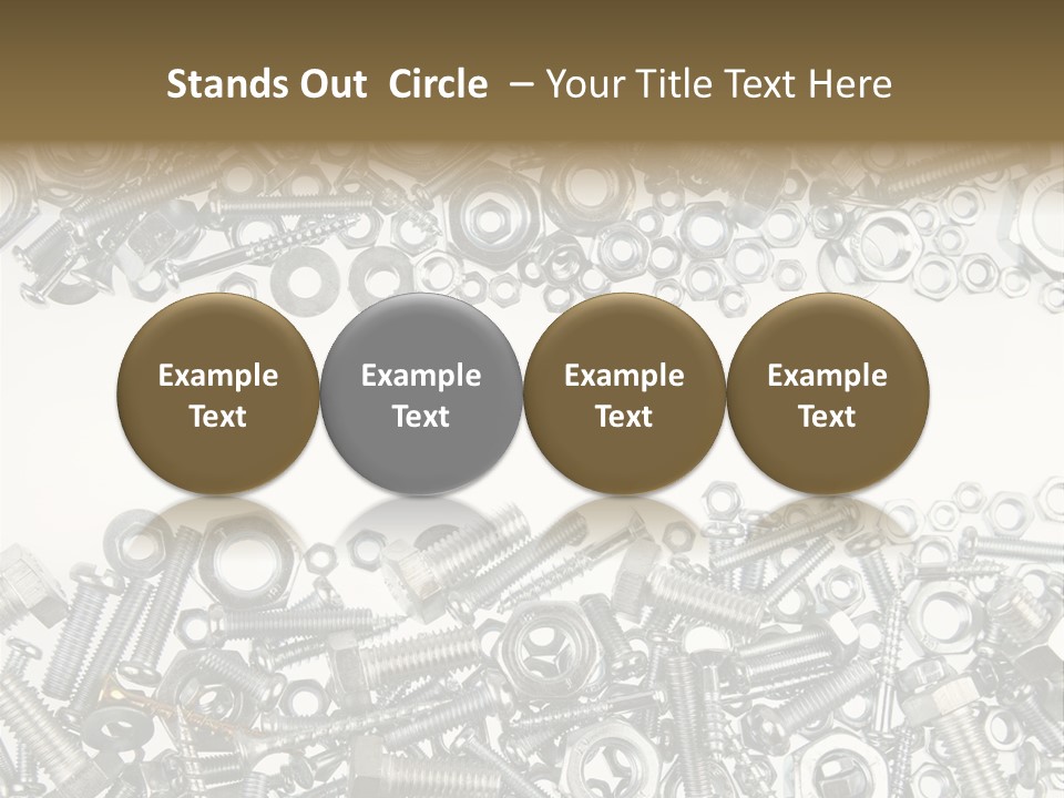 Shiny Nut Many PowerPoint Template