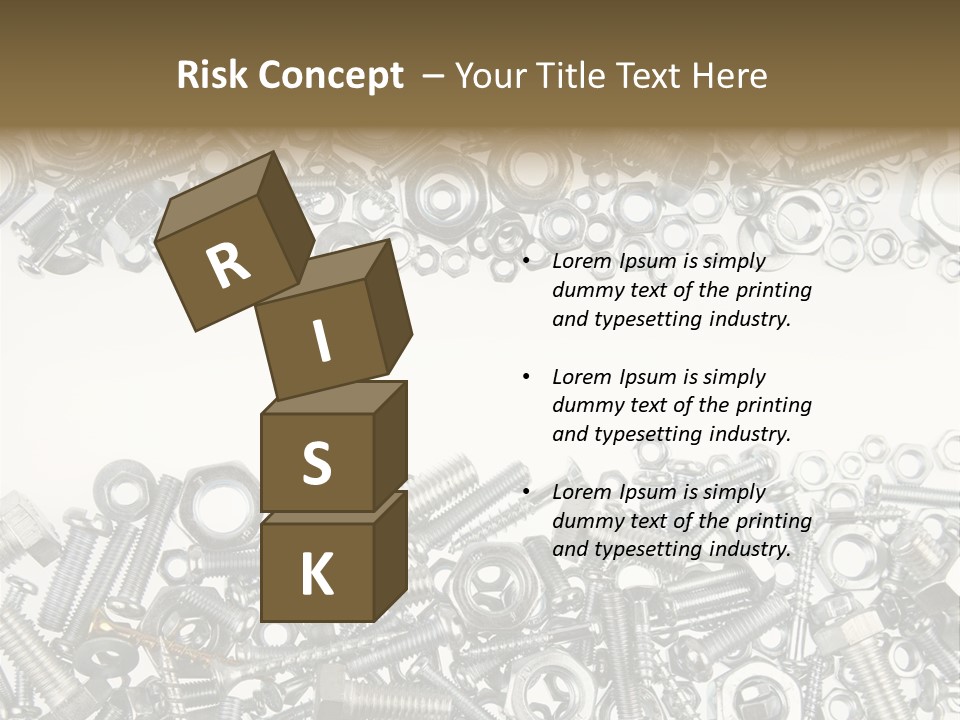 Shiny Nut Many PowerPoint Template