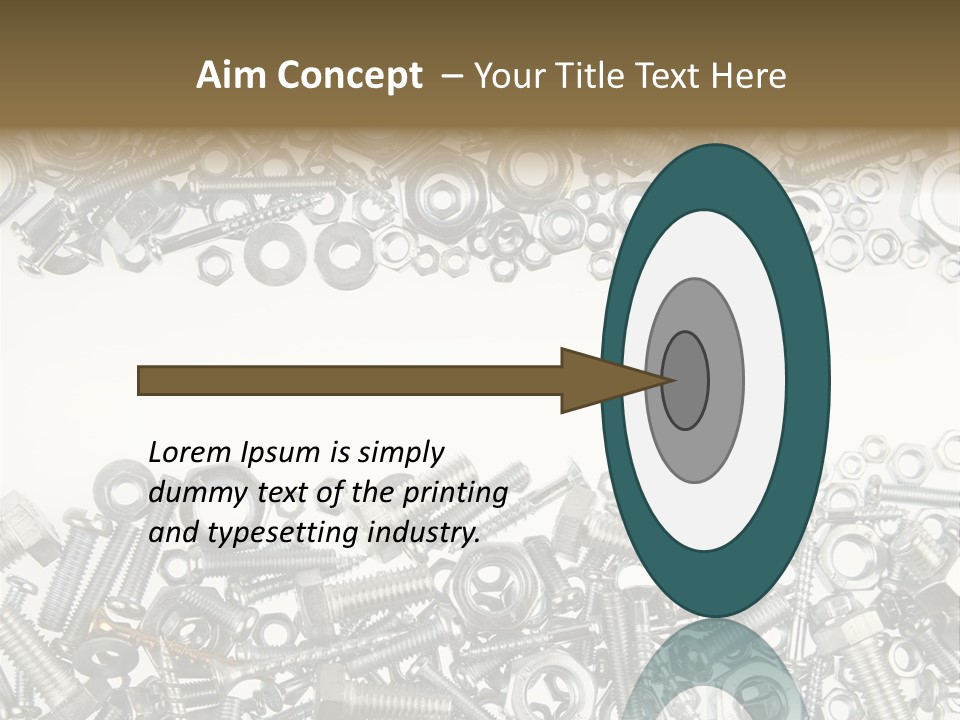 Shiny Nut Many PowerPoint Template
