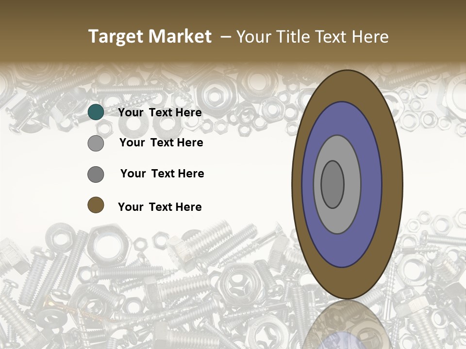 Shiny Nut Many PowerPoint Template