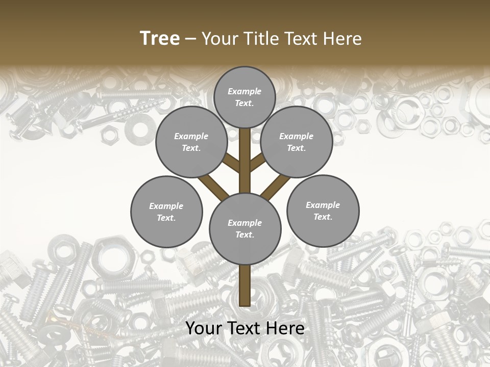 Shiny Nut Many PowerPoint Template