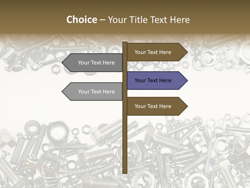 Shiny Nut Many PowerPoint Template