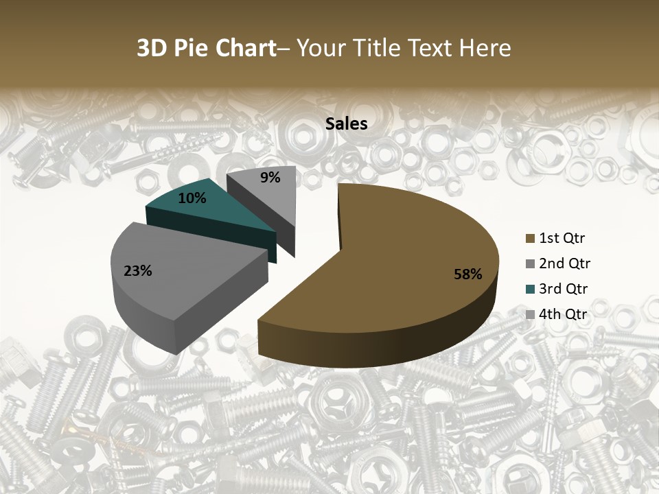 Shiny Nut Many PowerPoint Template