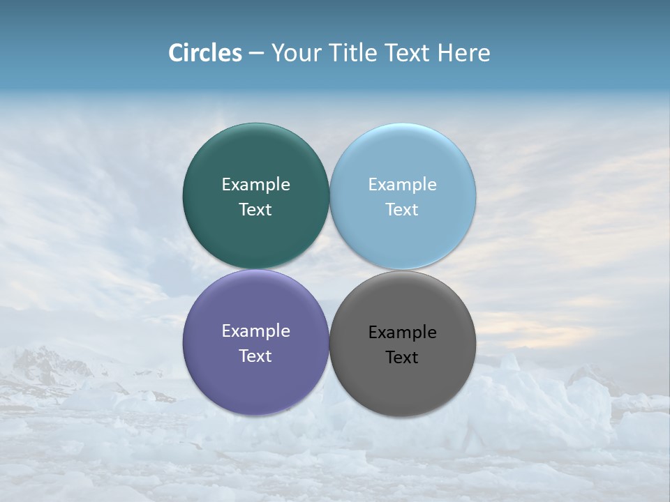 Winter Pole Beautiful PowerPoint Template