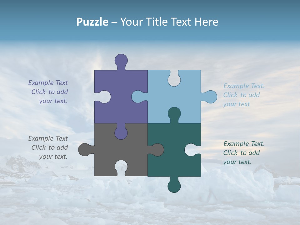 Winter Pole Beautiful PowerPoint Template