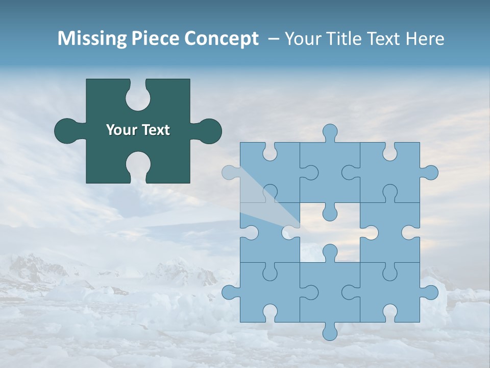 Winter Pole Beautiful PowerPoint Template