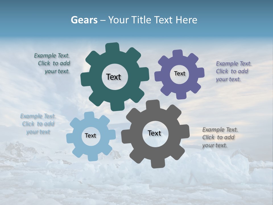 Winter Pole Beautiful PowerPoint Template