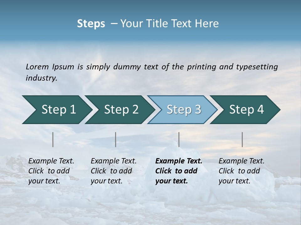 Winter Pole Beautiful PowerPoint Template