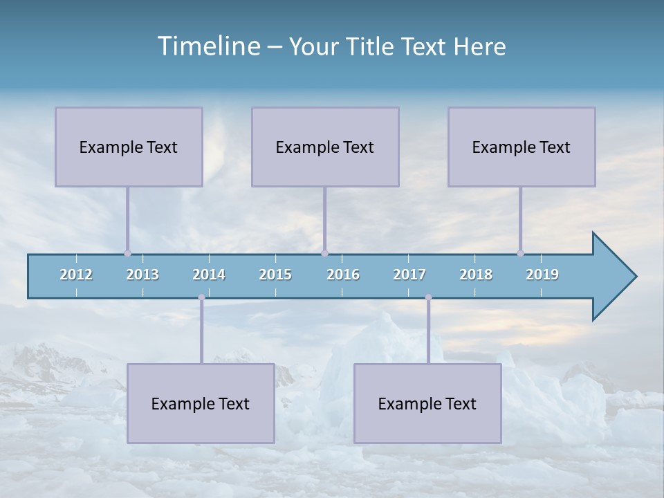 Winter Pole Beautiful PowerPoint Template