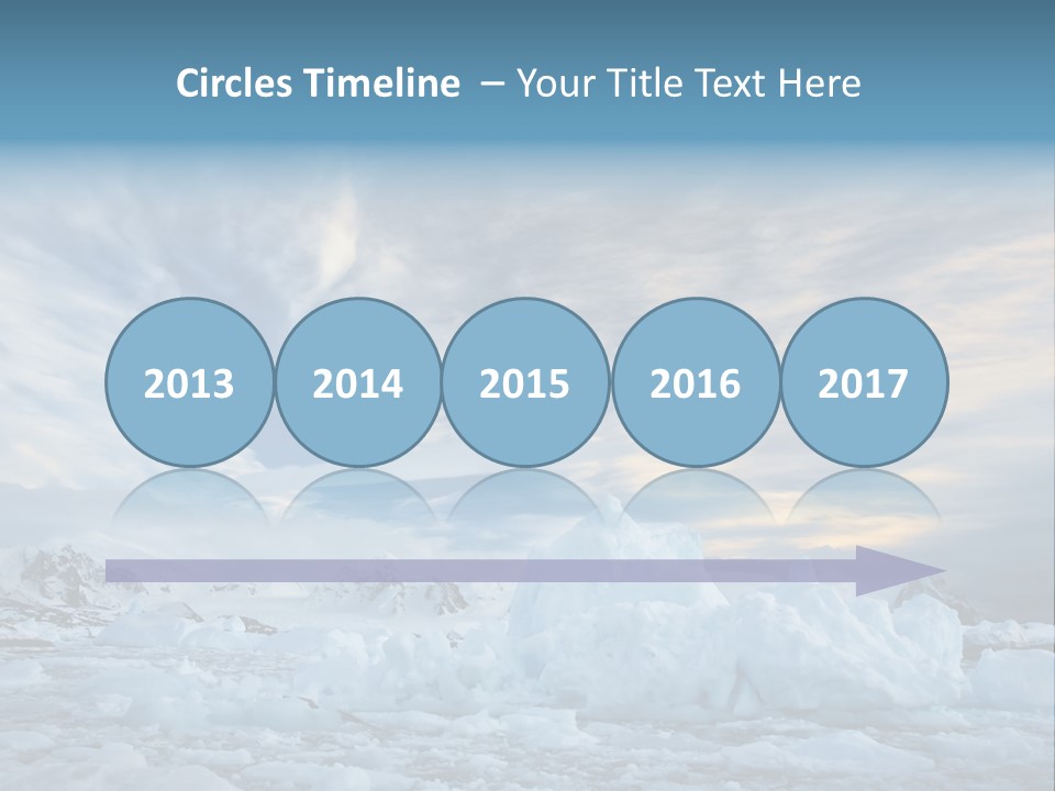 Winter Pole Beautiful PowerPoint Template